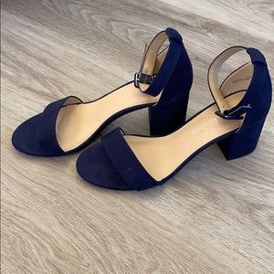 Navy Blue High Heels
